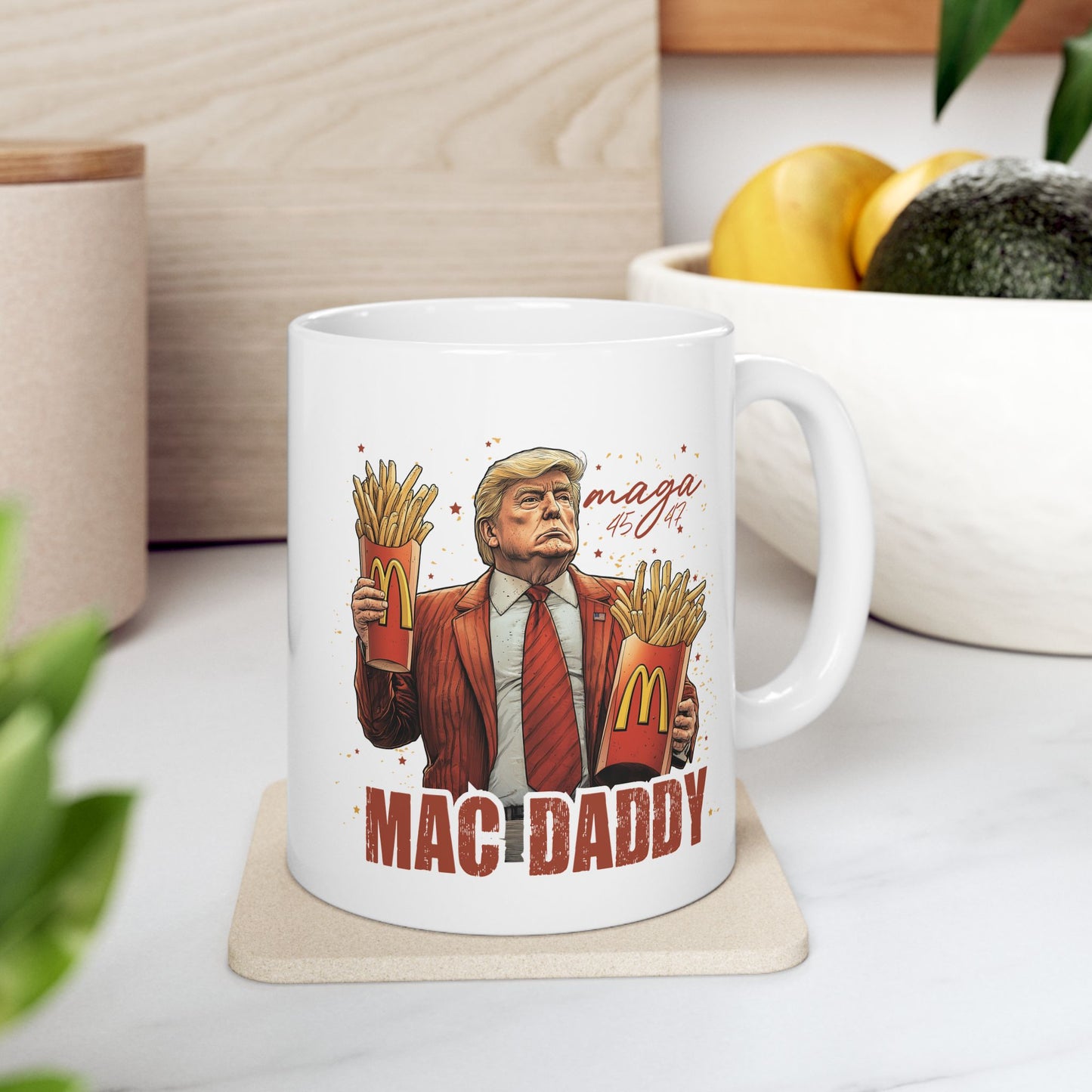 McDonald's Fries Ceramic Mug - Perfect Gift for Food Lovers