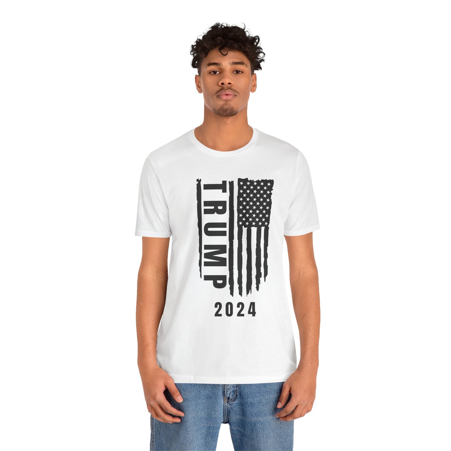 Trump 2024 Patriotic Unisex Jersey Tee