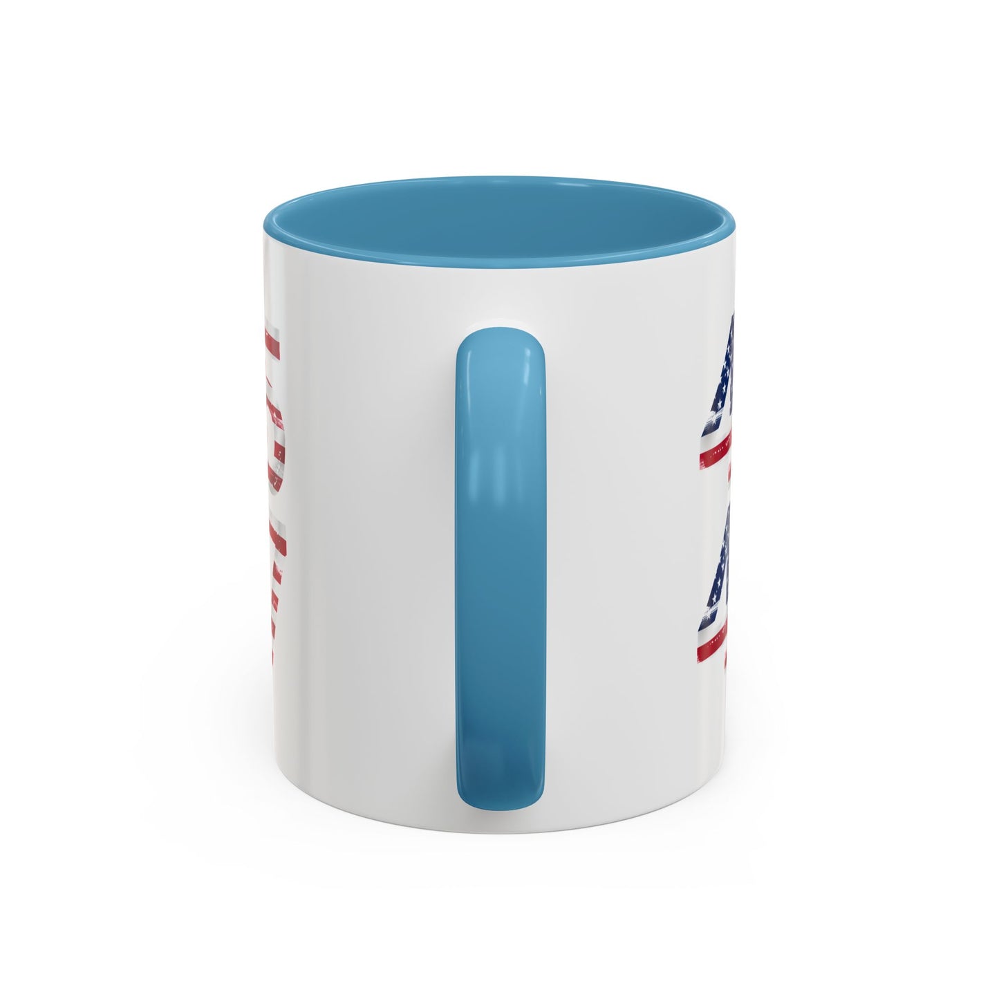 Patriotic Accent Coffee Mug - 4th of July, Memorial Day