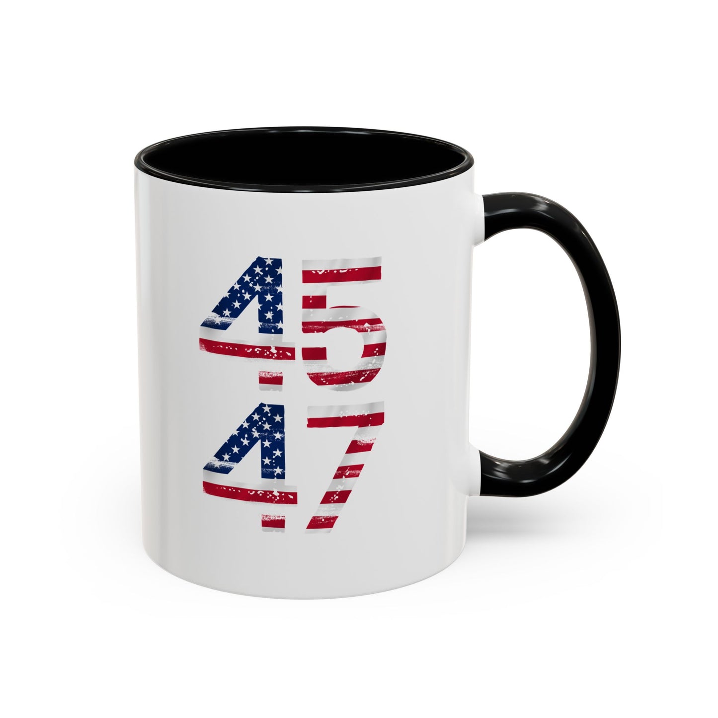 Patriotic Accent Coffee Mug - 4th of July, Memorial Day