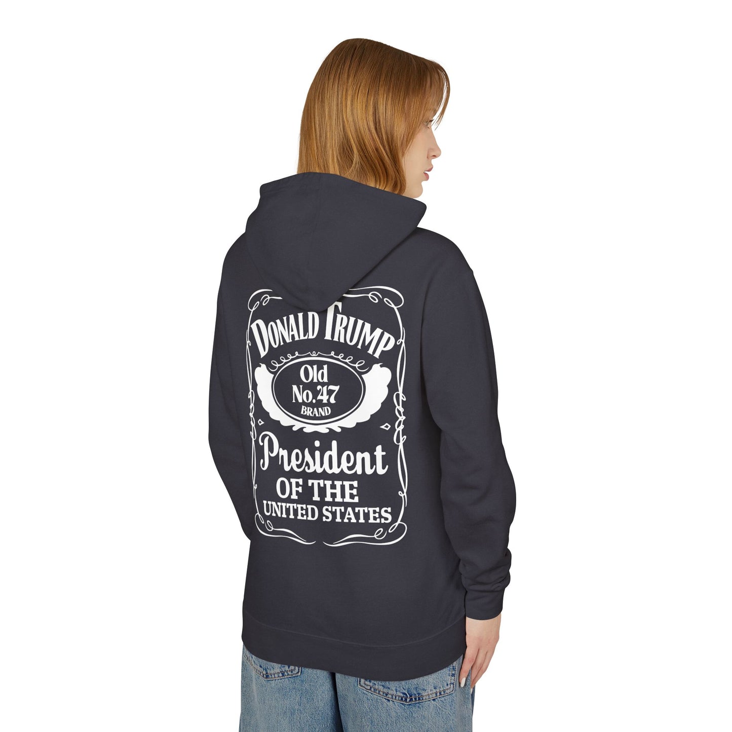 Donald Trump Vintage Unisex Lightweight Hooded Sweatshirt - Presidential Style