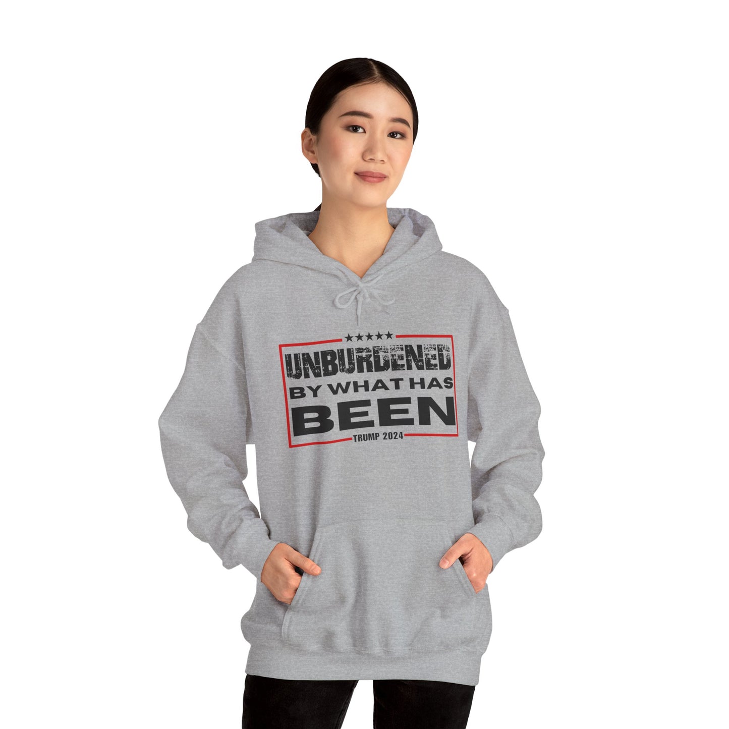 Unisex Heavy Blend™ Hoodie - 'Unburdened by What Has Been' - 2024 Statement Sweatshirt