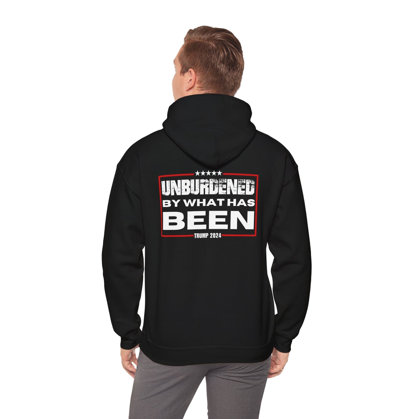 Unisex Heavy Blend™ Hoodie - 'Unburdened by What Has Been' - 2024 Statement Sweatshirt