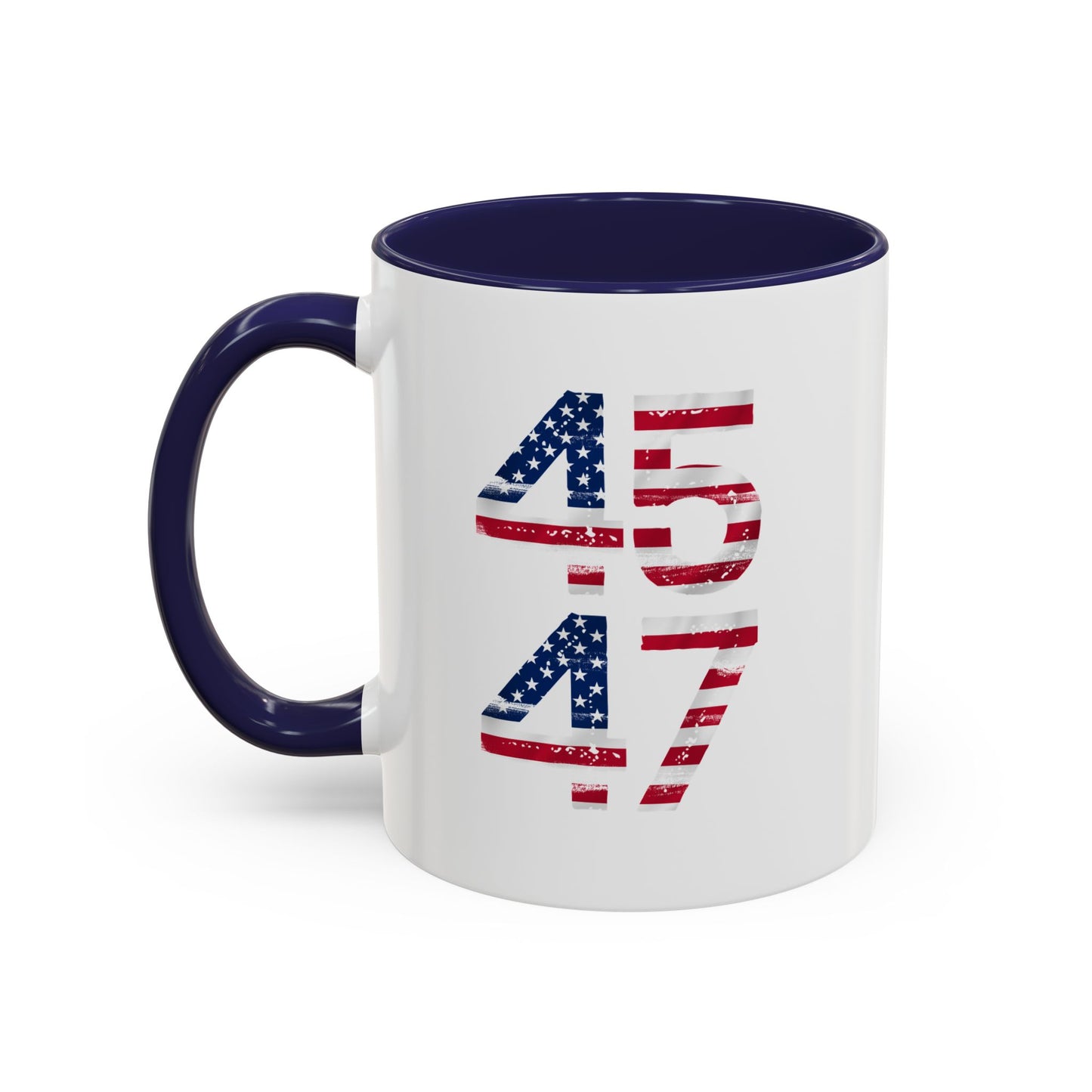 Patriotic Accent Coffee Mug - 4th of July, Memorial Day