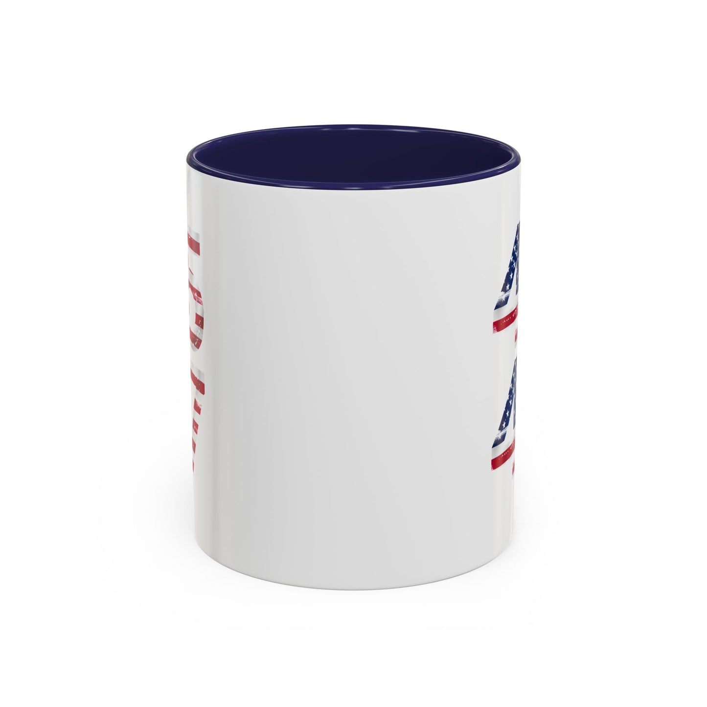 Patriotic Accent Coffee Mug - 4th of July, Memorial Day