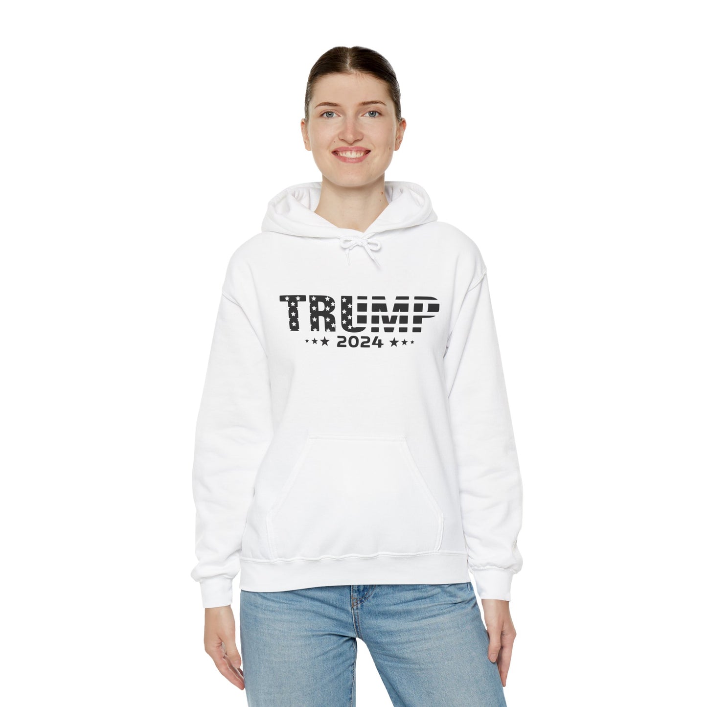 Trump 2024 Unisex Hoodie - Heavy Blend™ Sweatshirt for Political Supporters