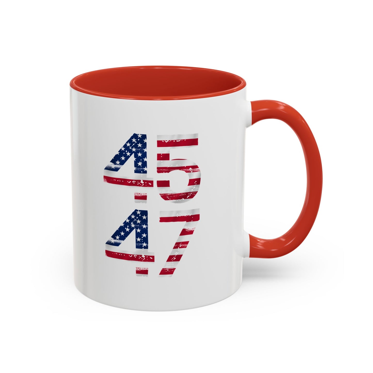 Patriotic Accent Coffee Mug - 4th of July, Memorial Day