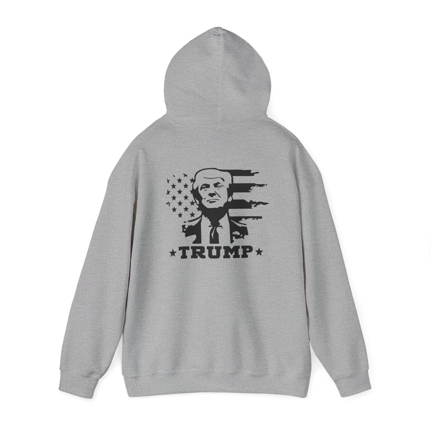 Patriotic Trump Hoodie | Unisex Heavy Blend™ Sweatshirt for Political Enthusiasts