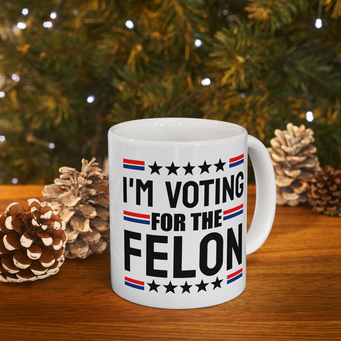 Voting Ceramic Mug - I'm Voting for the Future,