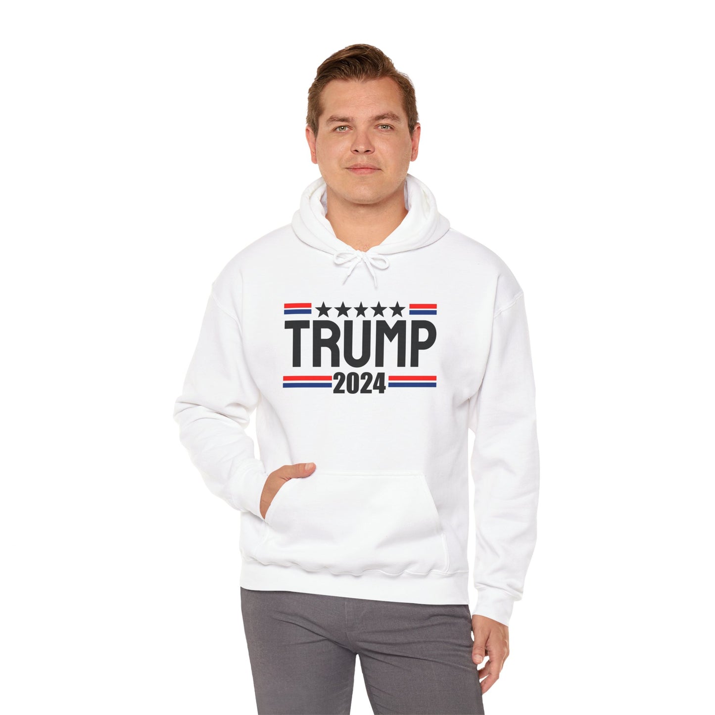 Unisex Trump 2024 Heavy Blend Hoodie - Vote in Style!