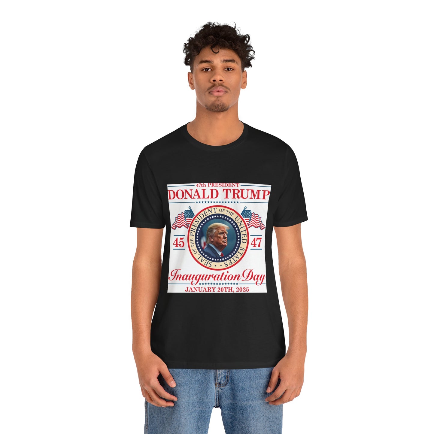 Donald Trump Inauguration Day Unisex Jersey Tee - Celebrate the 47th President