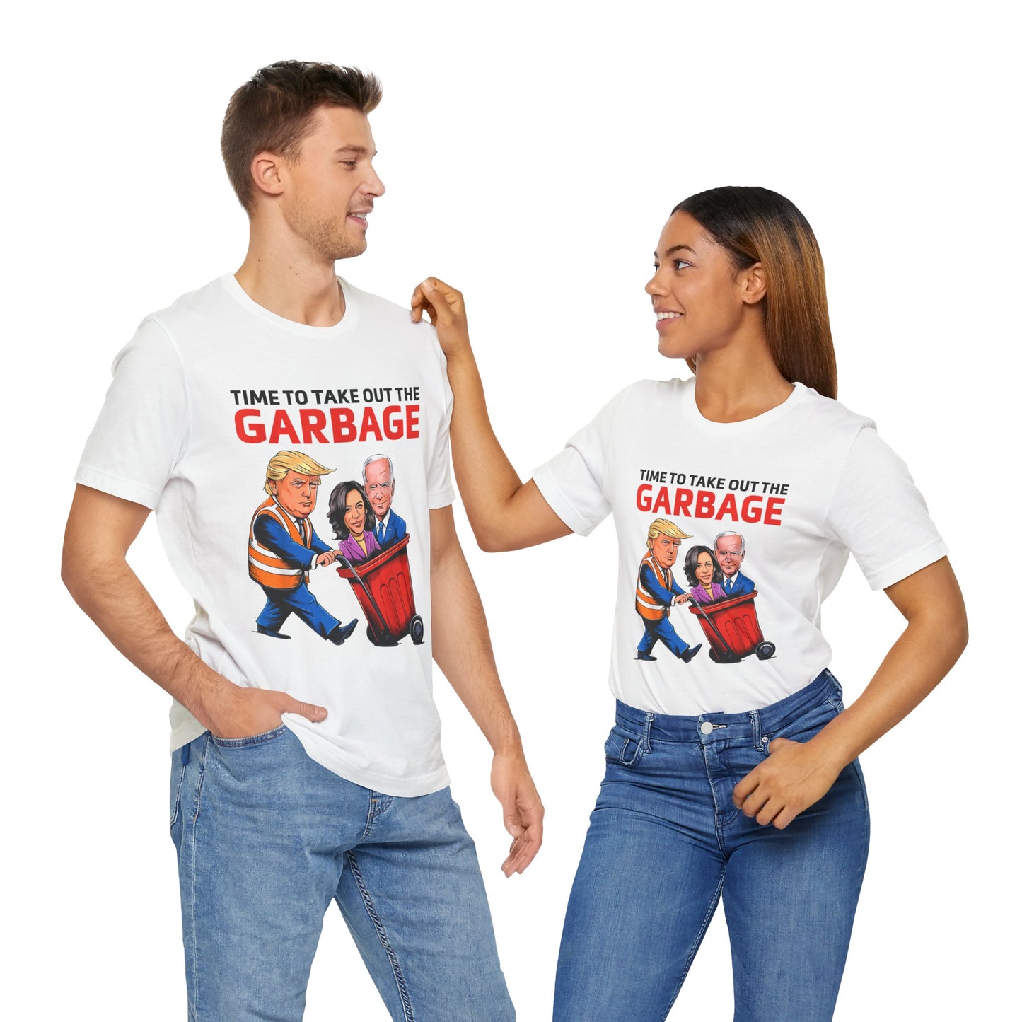 Political Humor Tee - 'Time to Take Out the Garbage' Unisex Jersey Short Sleeve Shirt