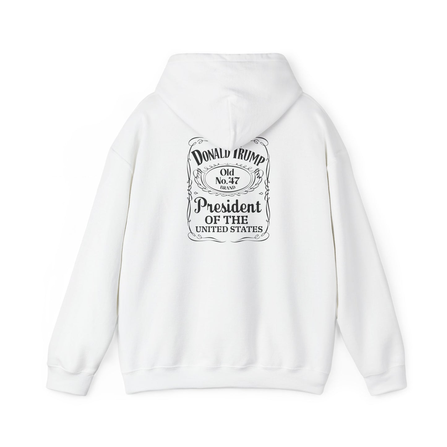 Donald Trump Vintage Hoodie - Unisex Heavy Blend Sweatshirt for Political Enthusiasts