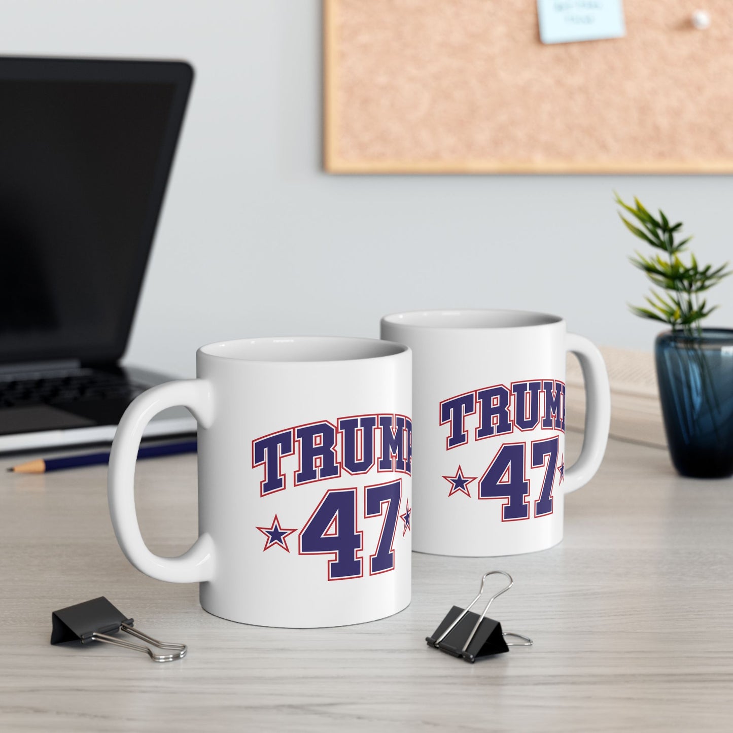 Trump 47 Ceramic Mug -Coffee Cup for Supporters