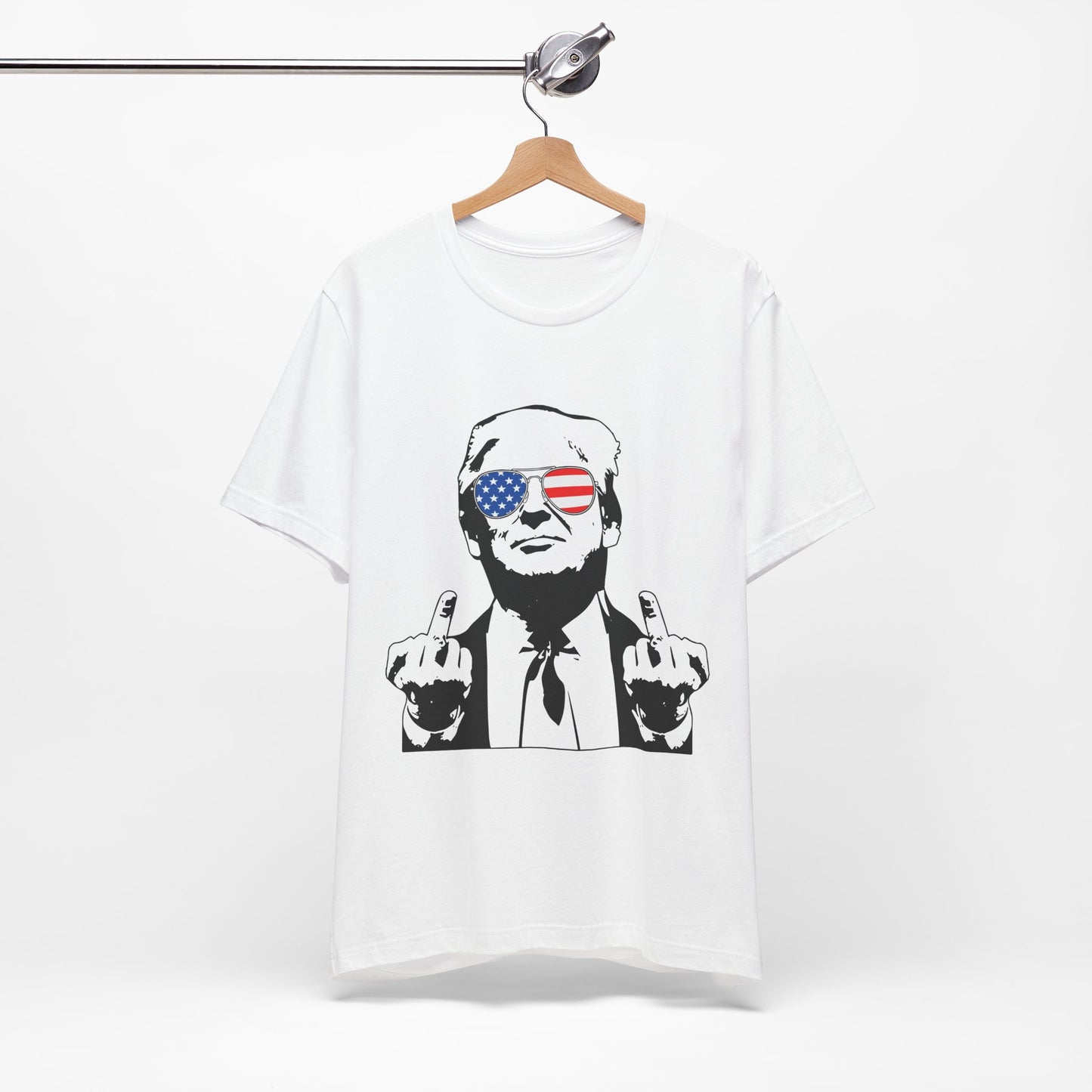 Middle Finger-Tee with Bold Graphic