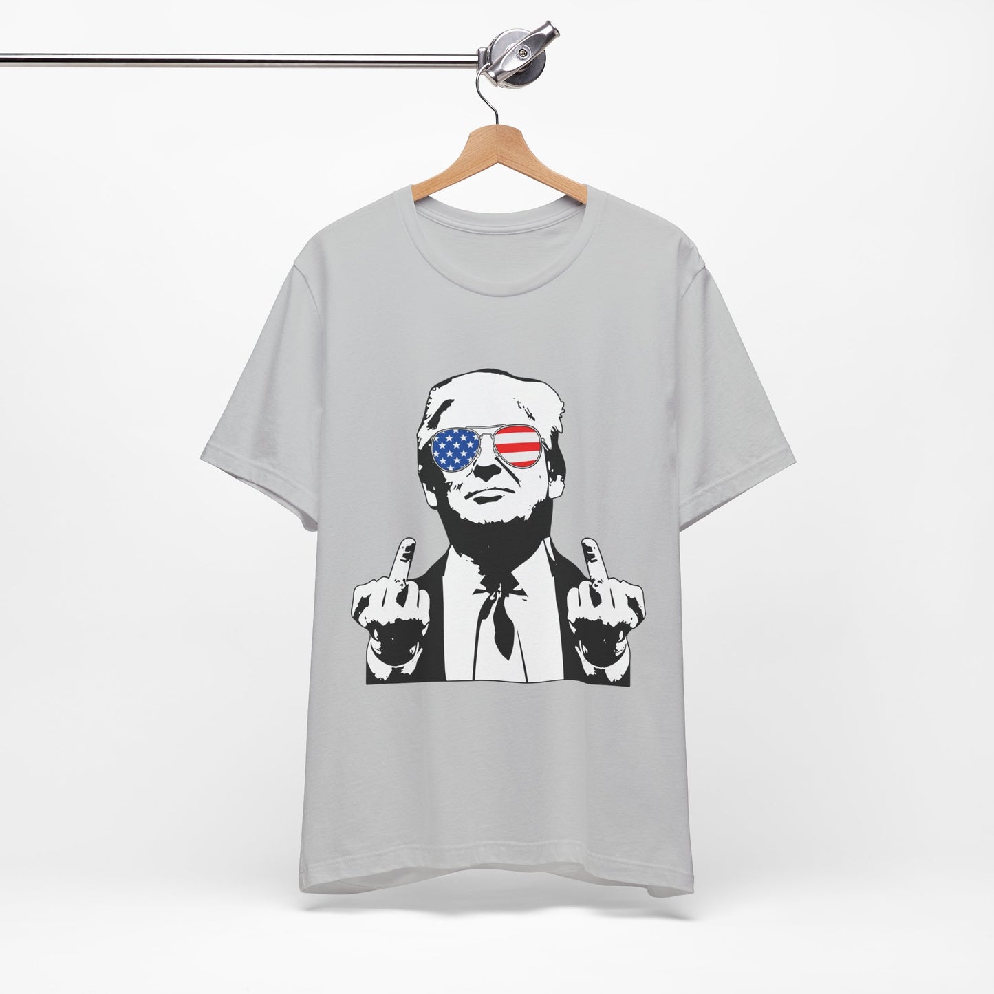 Middle Finger-Tee with Bold Graphic