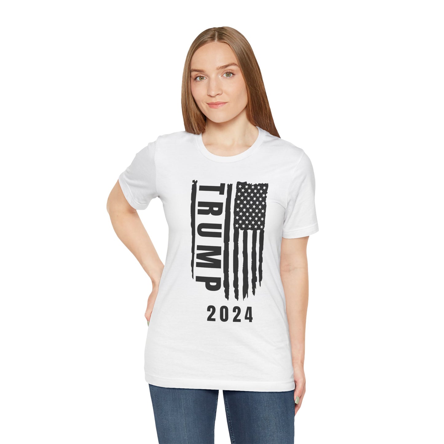 Trump 2024 Patriotic Unisex Jersey Tee