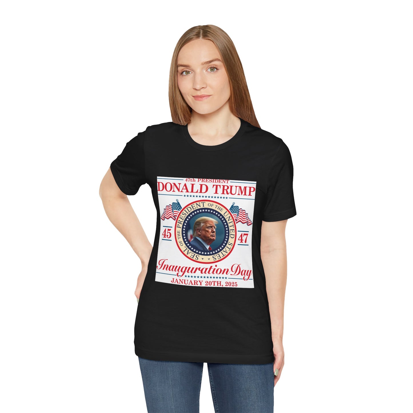 Donald Trump Inauguration Day Unisex Jersey Tee - Celebrate the 47th President