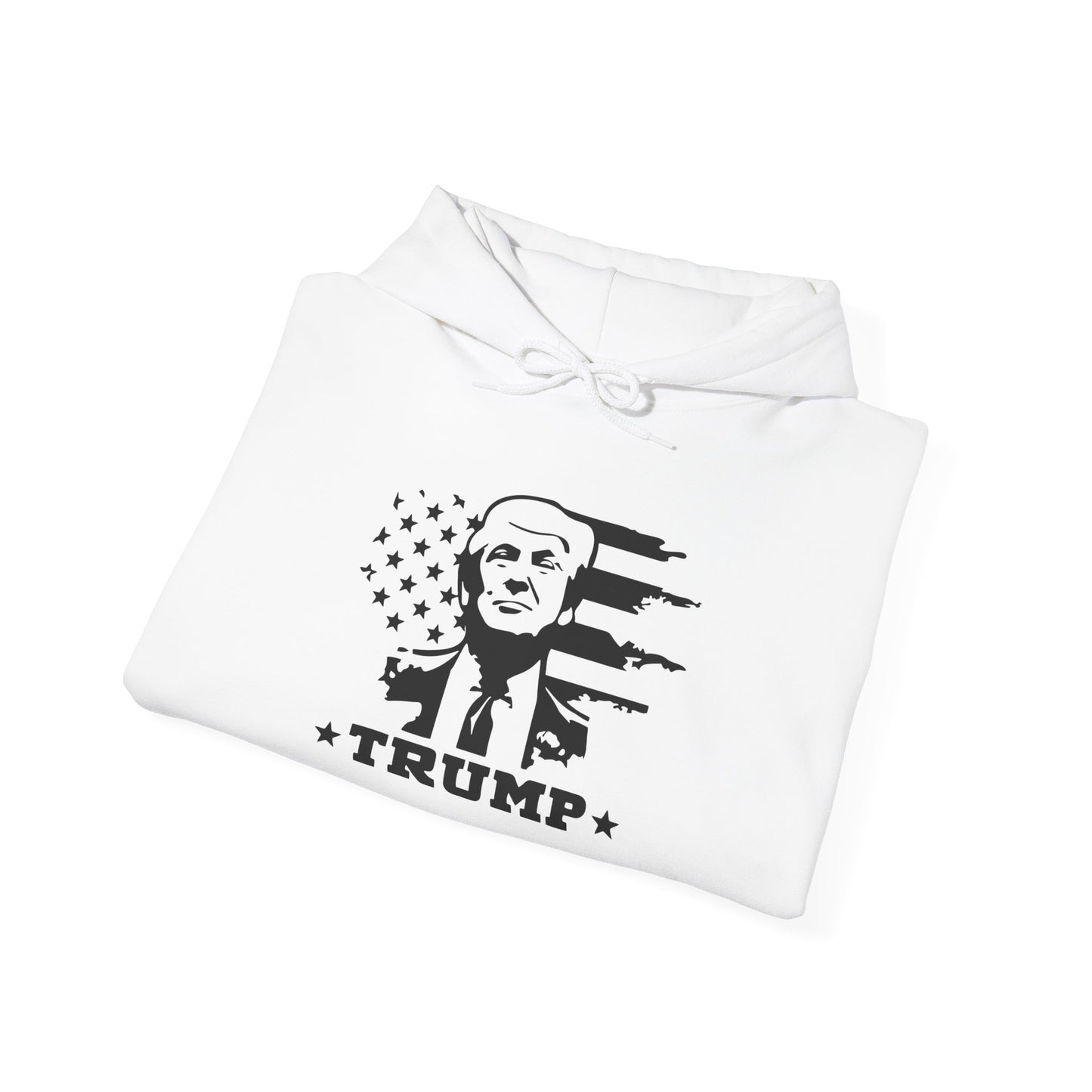 Patriotic Trump Hoodie | Unisex Heavy Blend™ Sweatshirt for Political Enthusiasts