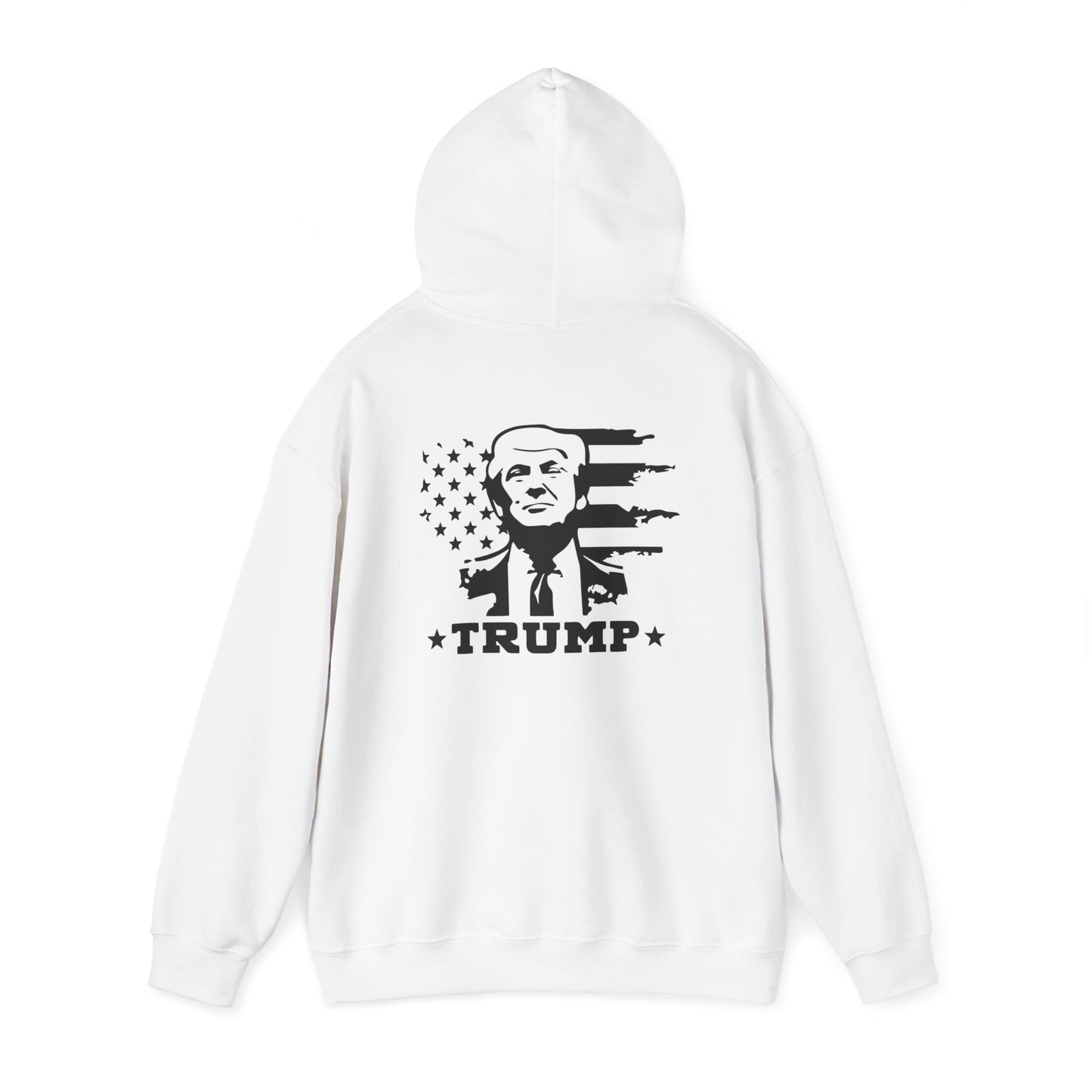 Patriotic Trump Hoodie | Unisex Heavy Blend™ Sweatshirt for Political Enthusiasts