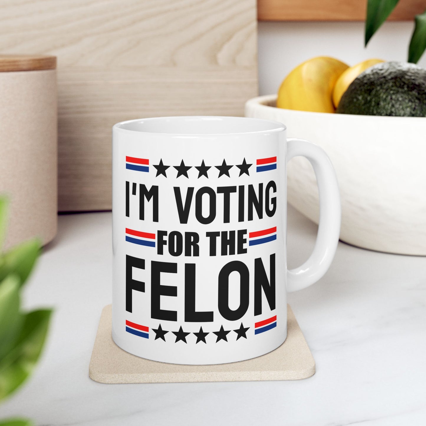 Voting Ceramic Mug - I'm Voting for the Future,