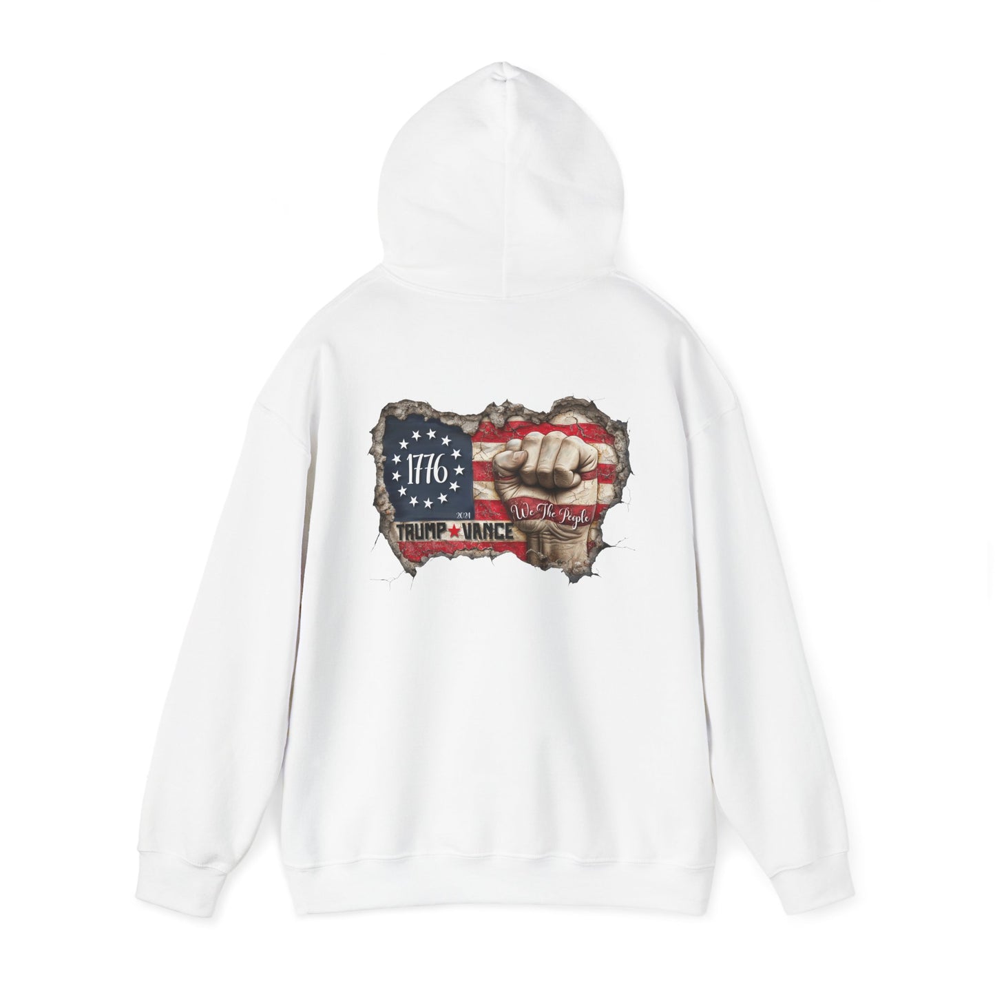 Patriotic 1776 Hooded Sweatshirt - Trump Supporter Apparel