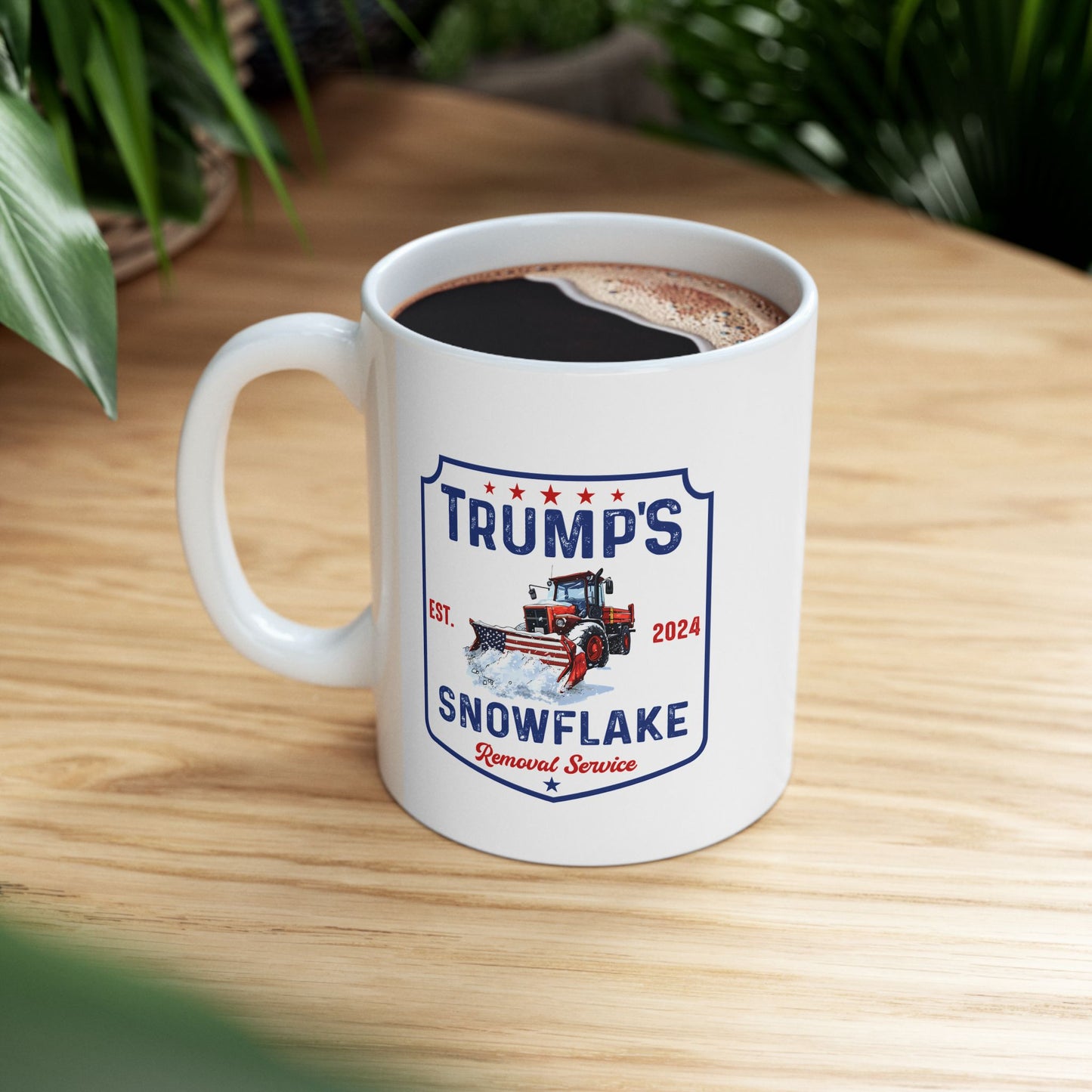 "Trump's Snowflake" Ceramic Mug - Perfect Gift for Coffee Lovers