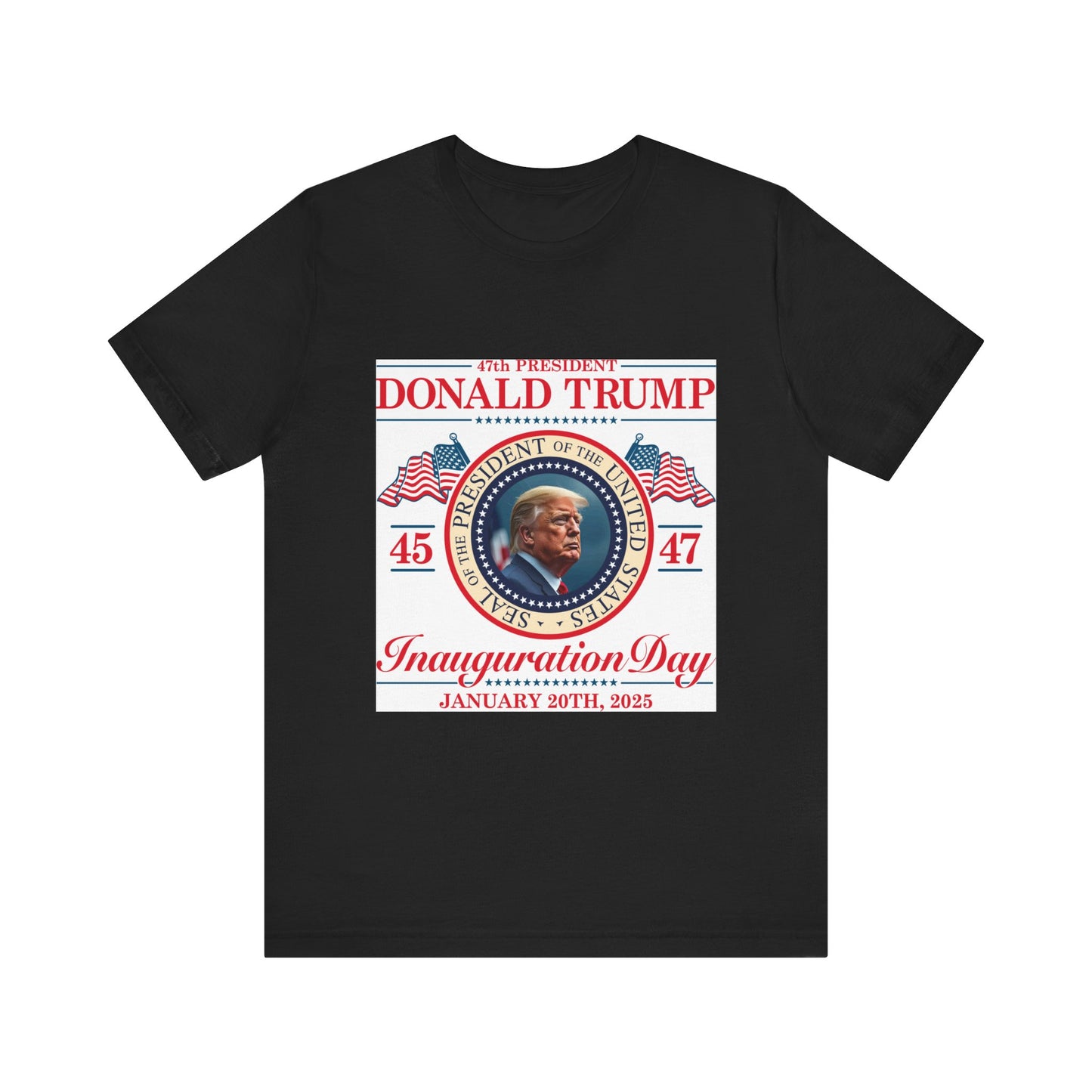 Donald Trump Inauguration Day Unisex Jersey Tee - Celebrate the 47th President