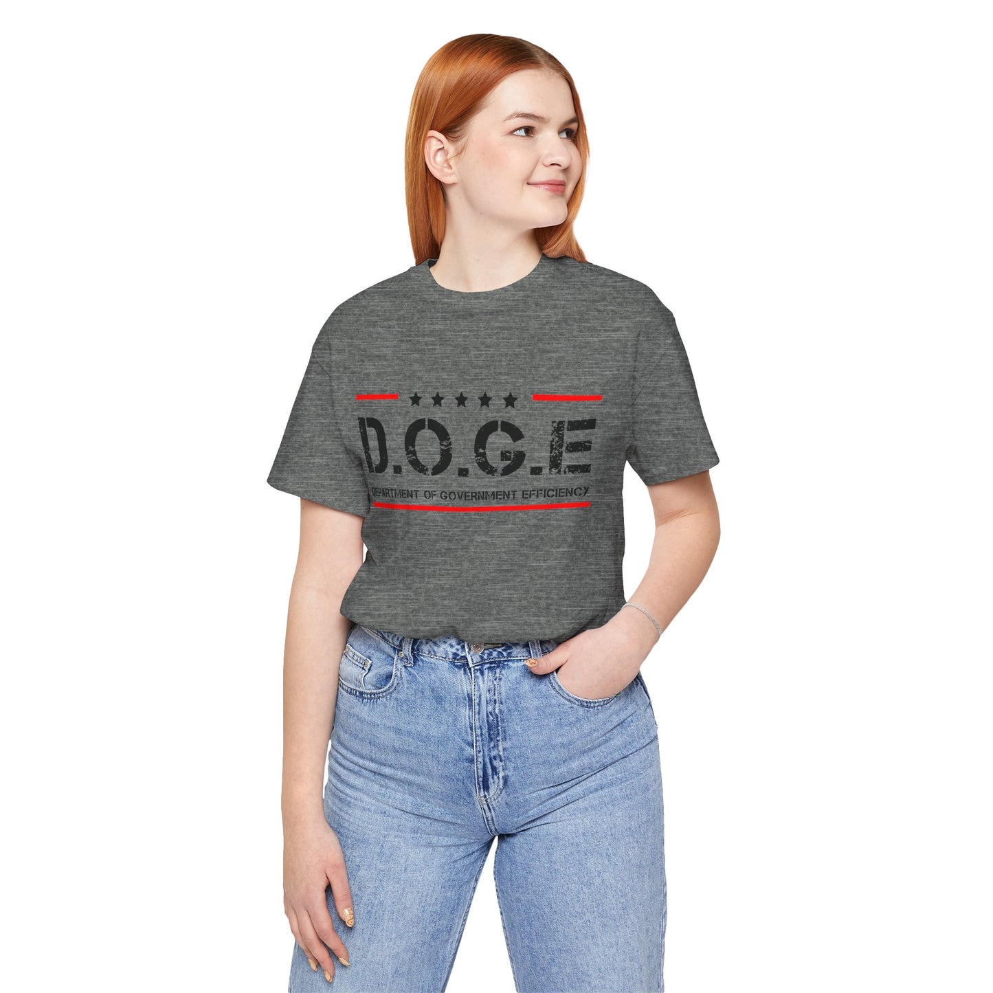 T-Shirt DOGE -Department of Government Efficiency Unisex Jersey Short Sleeve Tee