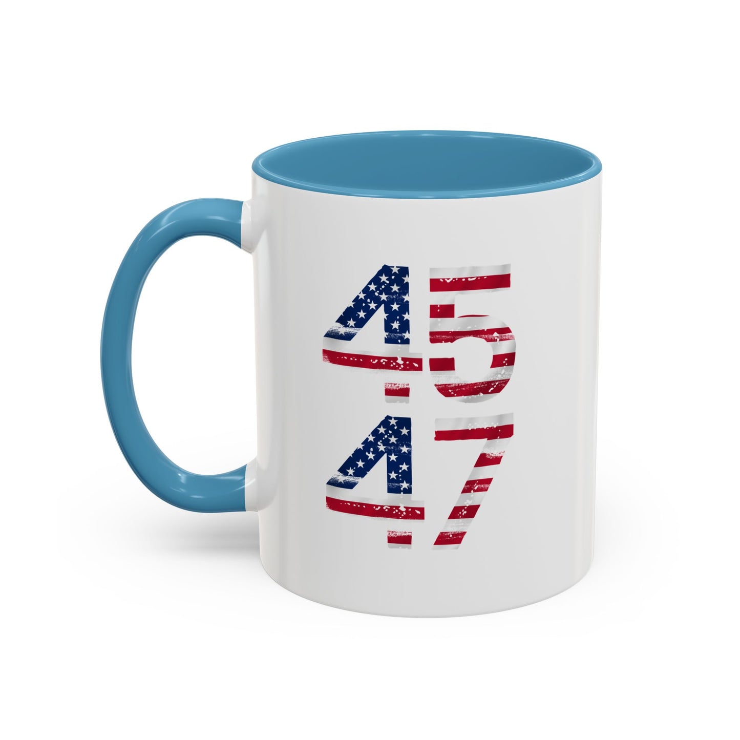 Patriotic Accent Coffee Mug - 4th of July, Memorial Day