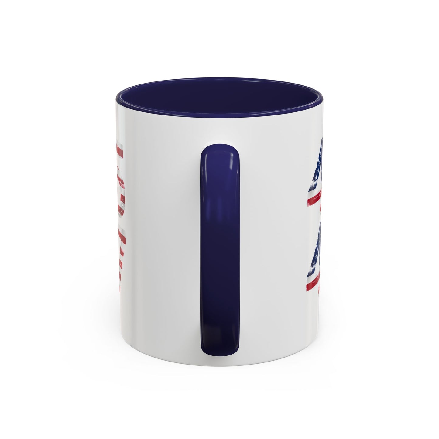 Patriotic Accent Coffee Mug - 4th of July, Memorial Day