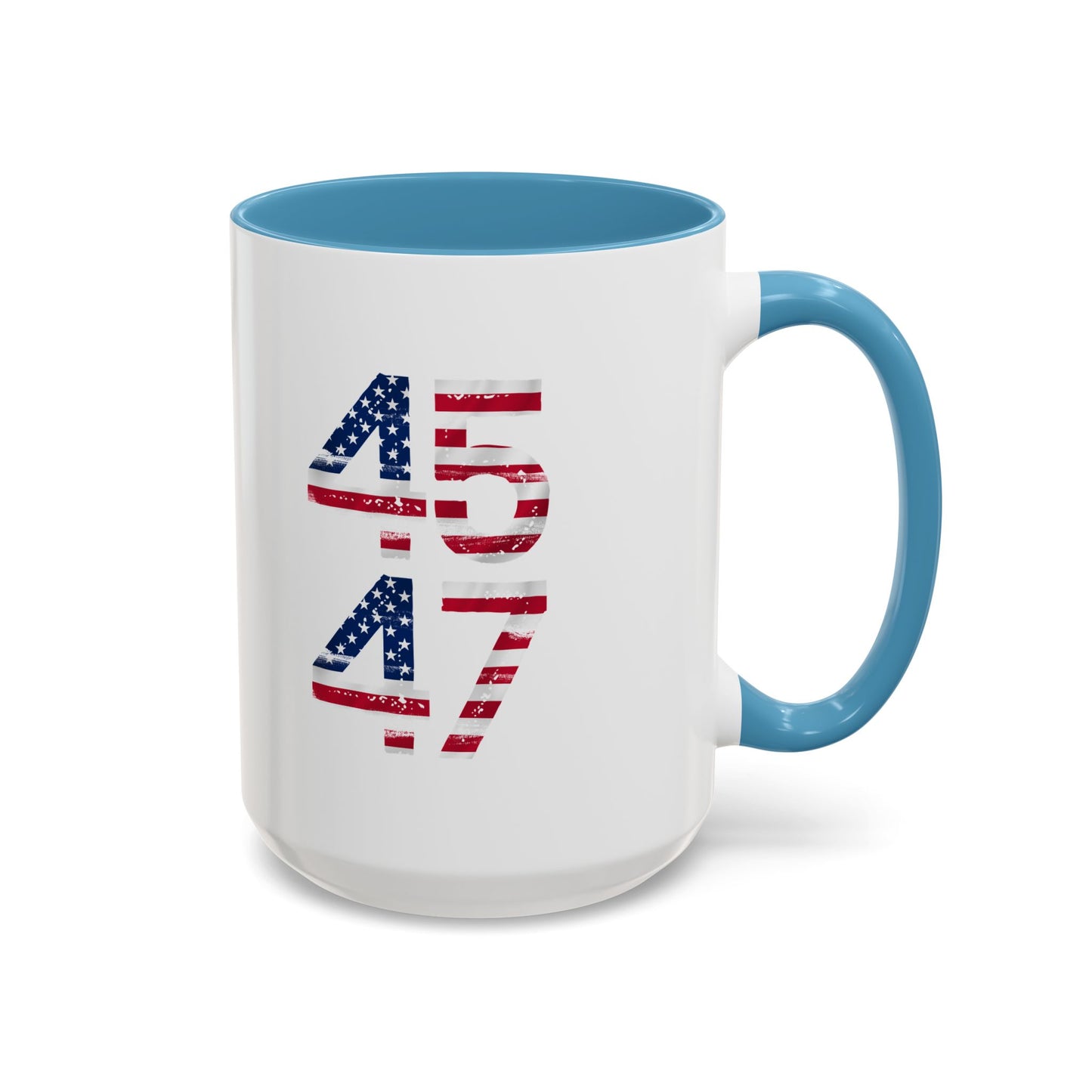 Patriotic Accent Coffee Mug - 4th of July, Memorial Day