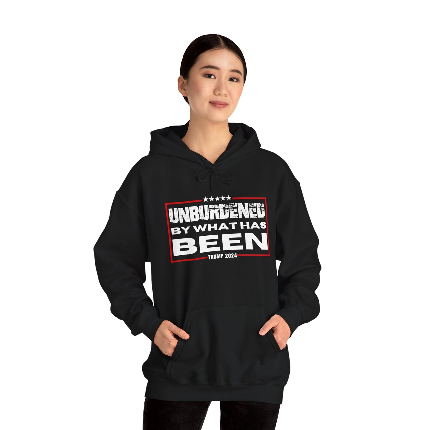 Unisex Heavy Blend™ Hoodie - 'Unburdened by What Has Been' - 2024 Statement Sweatshirt