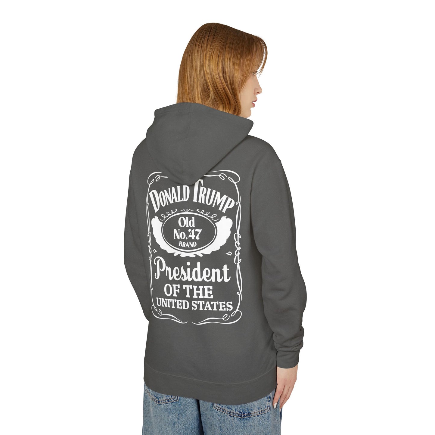 Donald Trump Vintage Unisex Lightweight Hooded Sweatshirt - Presidential Style