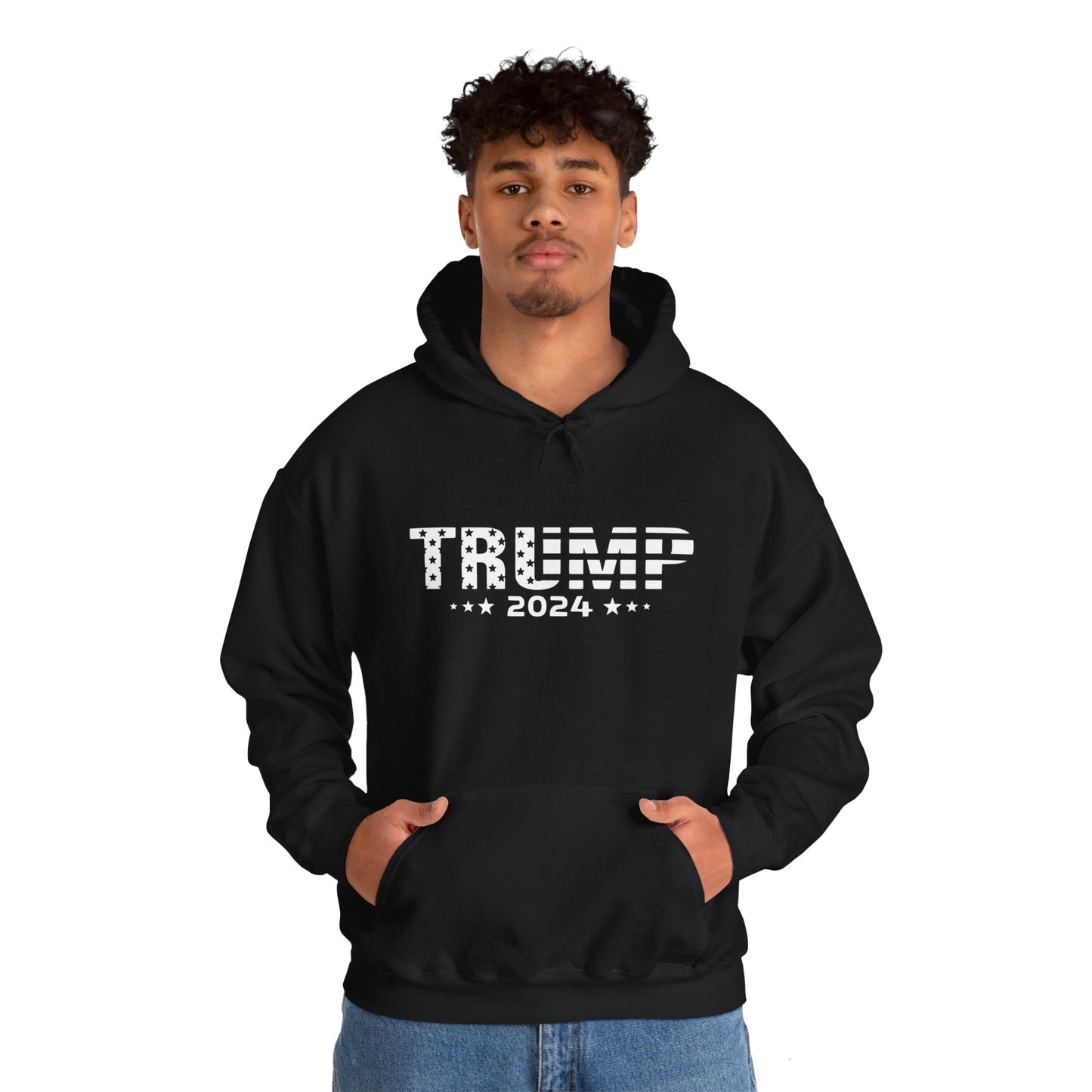 Trump 2024 Unisex Hoodie - Heavy Blend™ Sweatshirt for Political Supporters