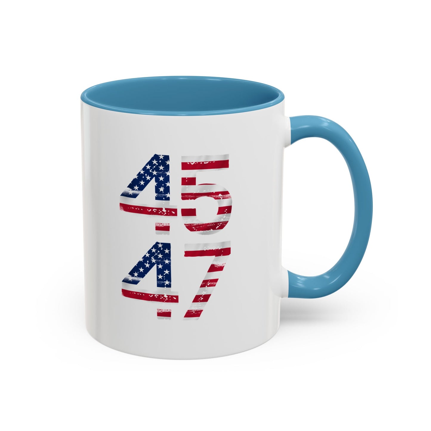 Patriotic Accent Coffee Mug - 4th of July, Memorial Day