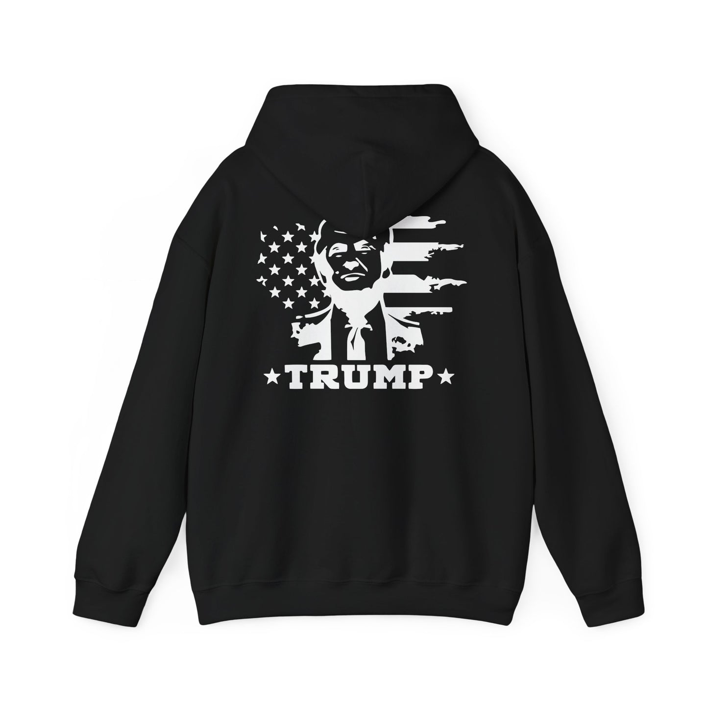 Patriotic Trump Hoodie | Unisex Heavy Blend™ Sweatshirt for Political Enthusiasts