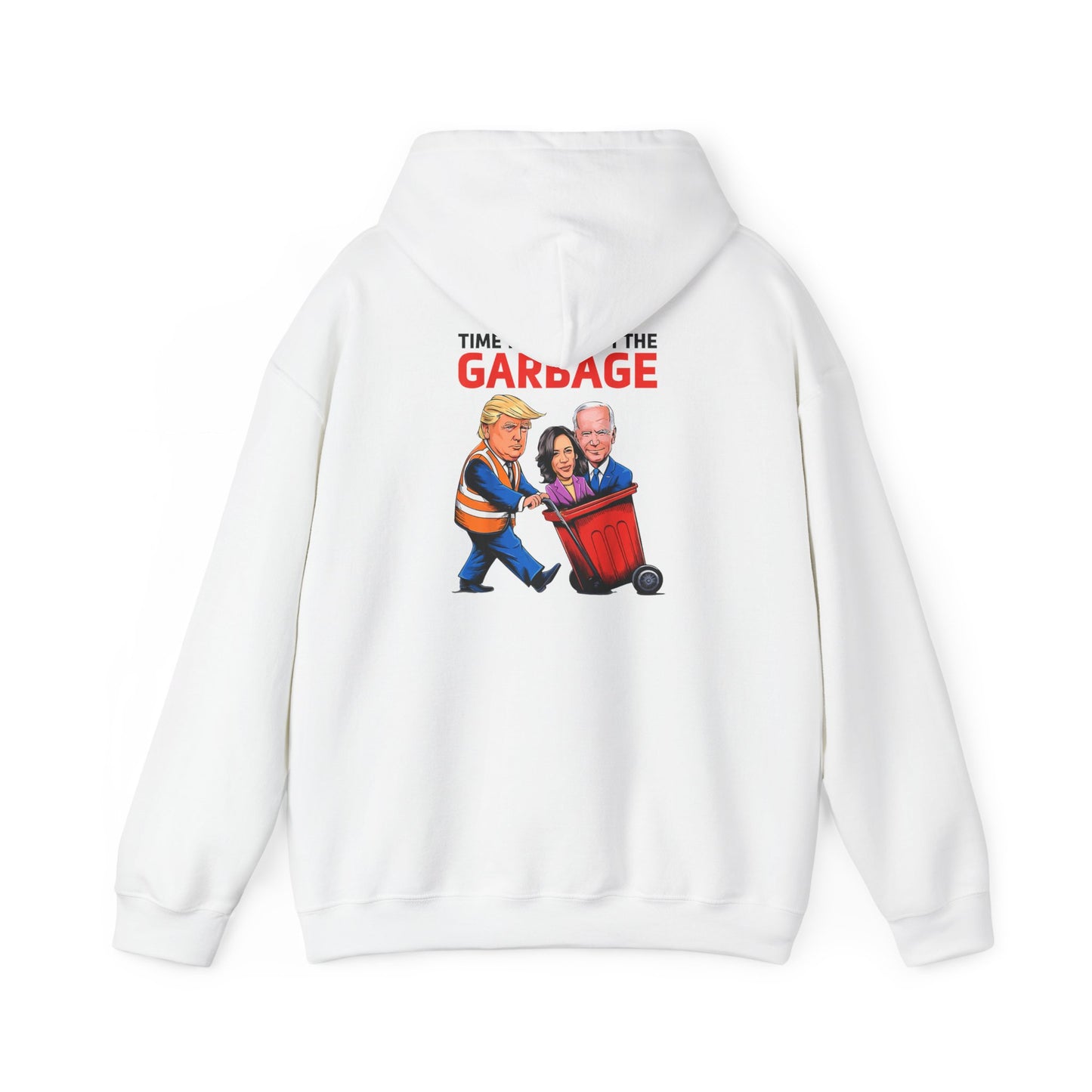 Funny Political Humor Hoodie – 'Garbage' Sweatshirt for Election Season