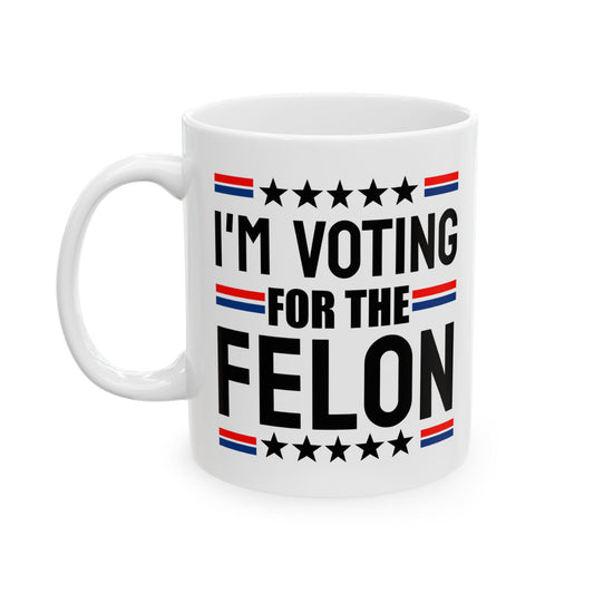 Voting Ceramic Mug - I'm Voting for the Future,