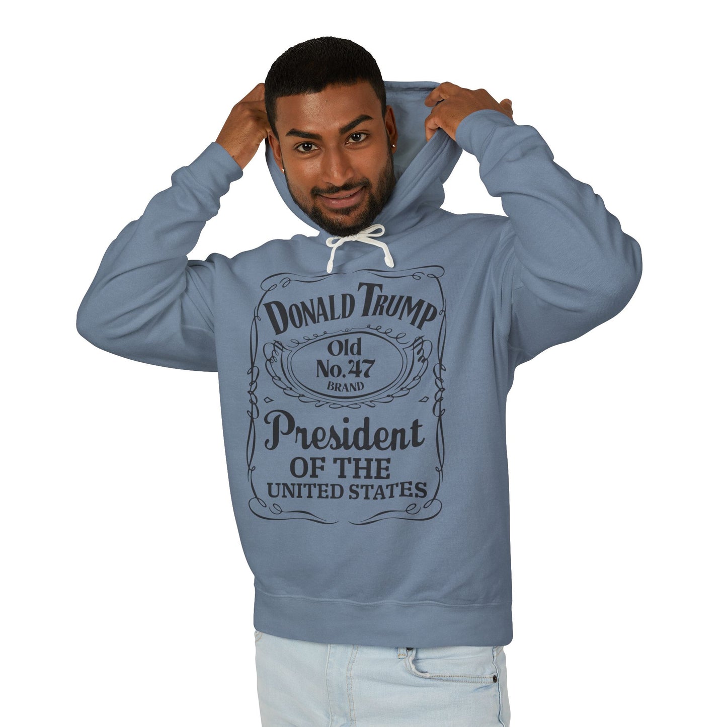 Donald Trump Vintage Unisex Lightweight Hooded Sweatshirt - Presidential Style