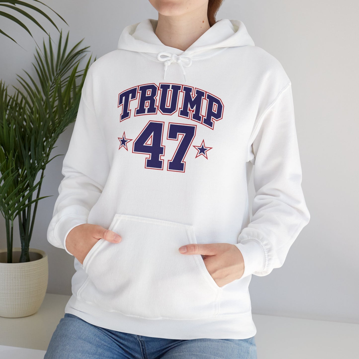 Unisex Heavy Blend™ Hoodie - Trump 47 Sweatshirt for Election Supporters