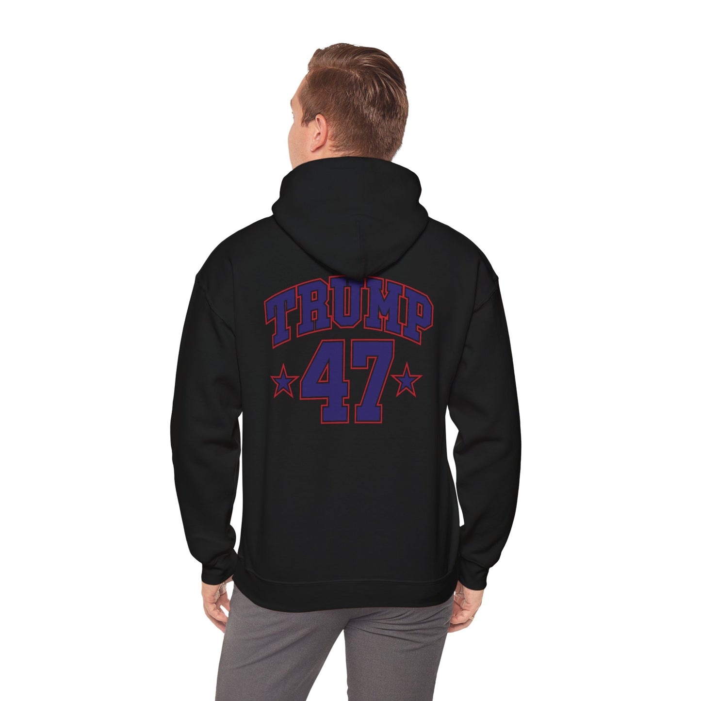 Unisex Heavy Blend™ Hoodie - Trump 47 Sweatshirt for Election Supporters