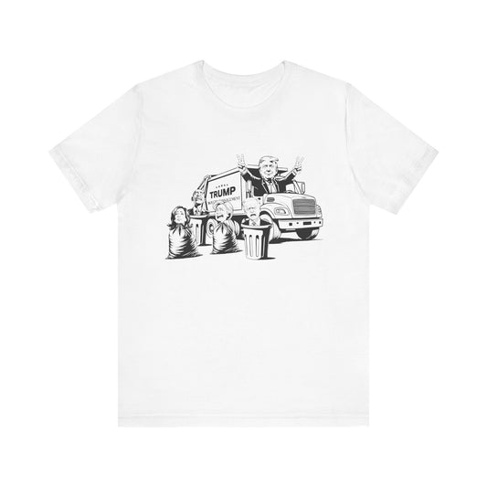 T-Shirt | Trump Garbage Truck Design | Unisex Tee