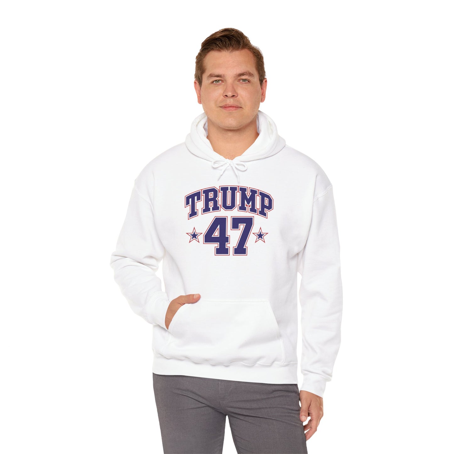 Unisex Heavy Blend™ Hoodie - Trump 47 Sweatshirt for Election Supporters