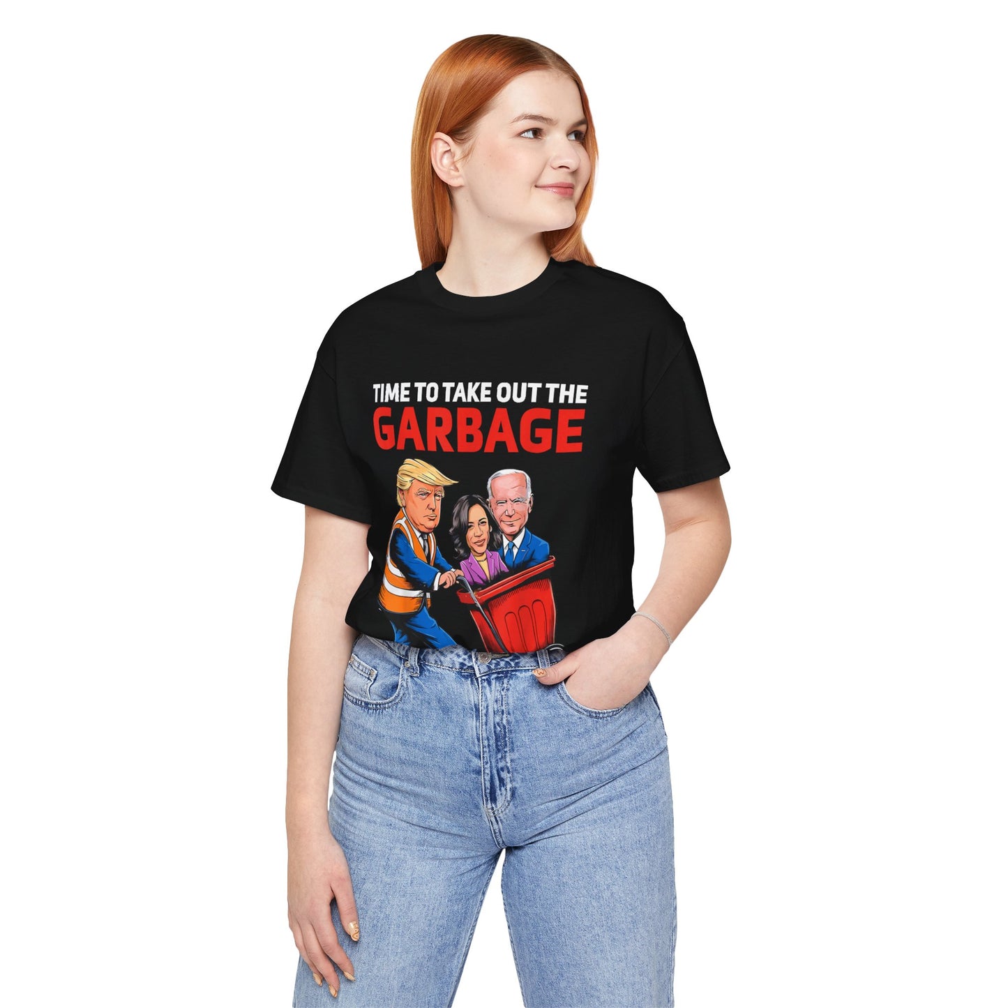 Political Humor Tee - 'Time to Take Out the Garbage' Unisex Jersey Short Sleeve Shirt