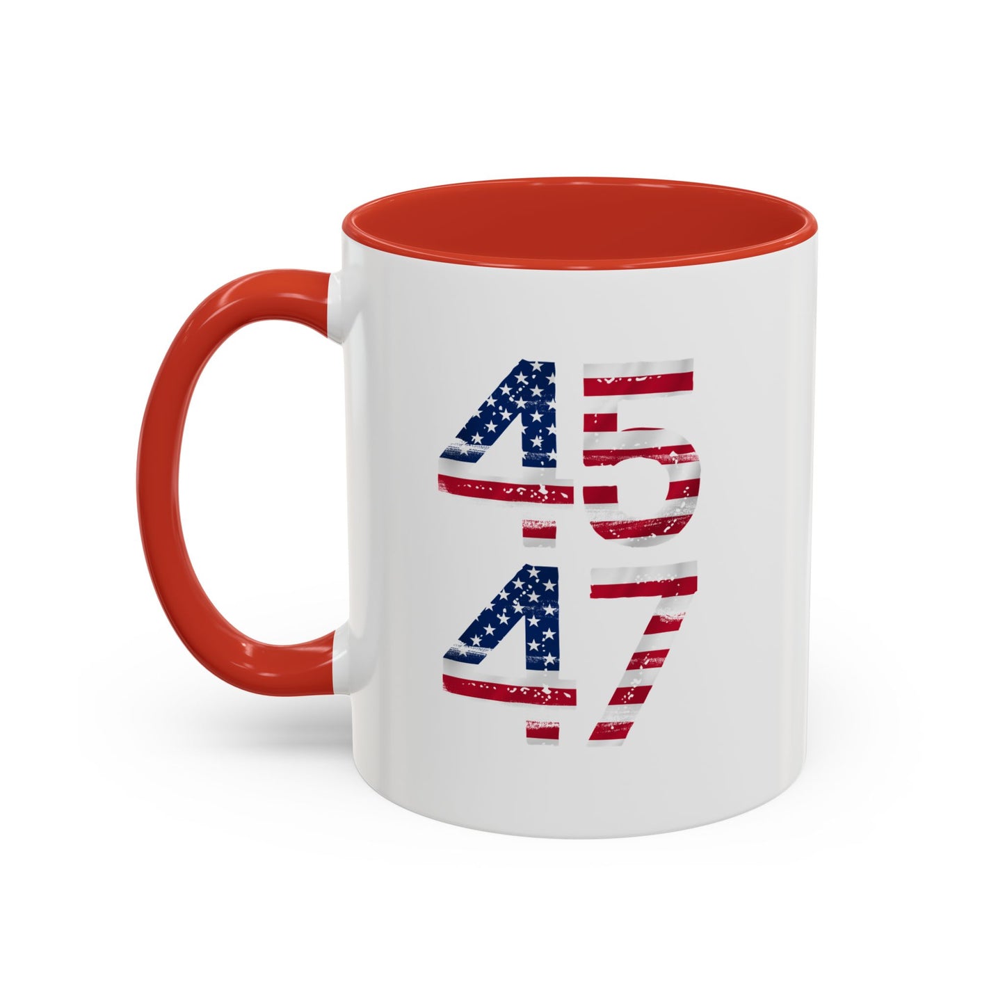 Patriotic Accent Coffee Mug - 4th of July, Memorial Day