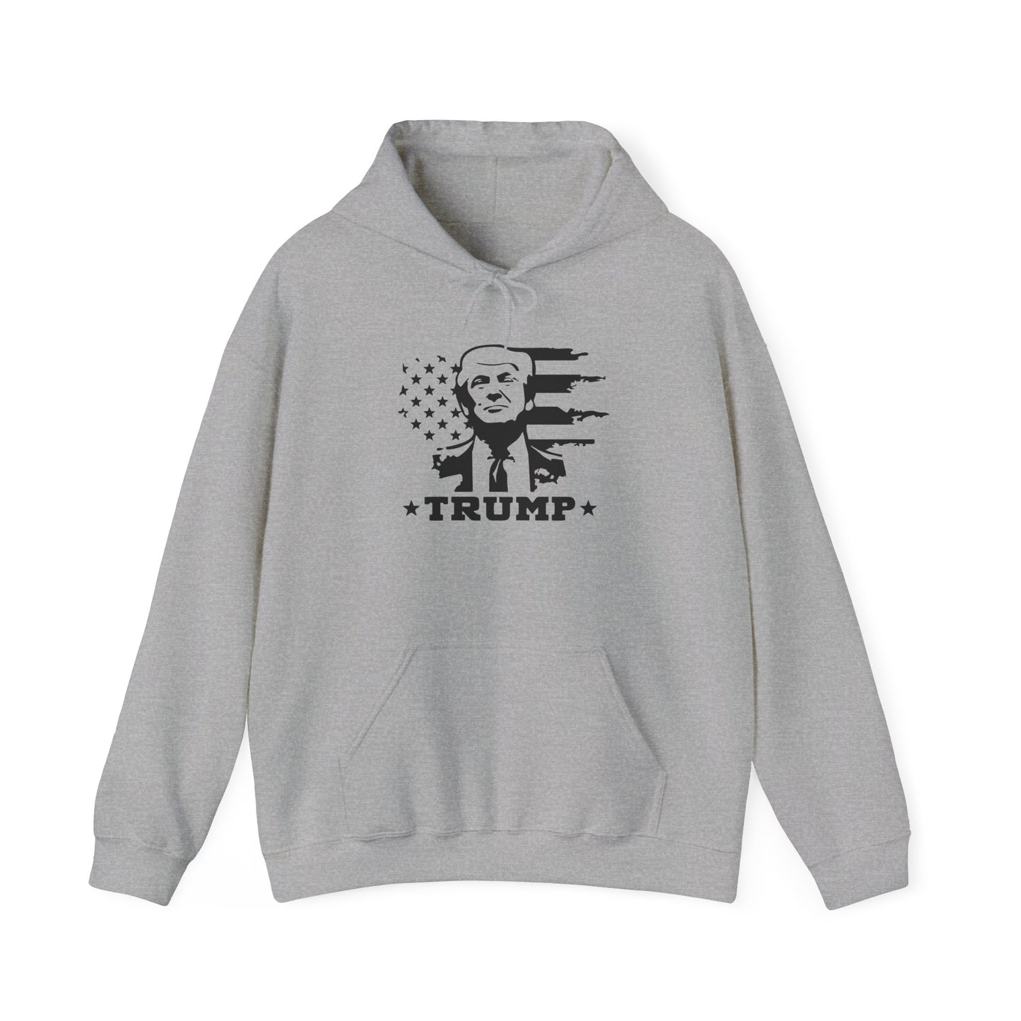 Patriotic Trump Hoodie | Unisex Heavy Blend™ Sweatshirt for Political Enthusiasts