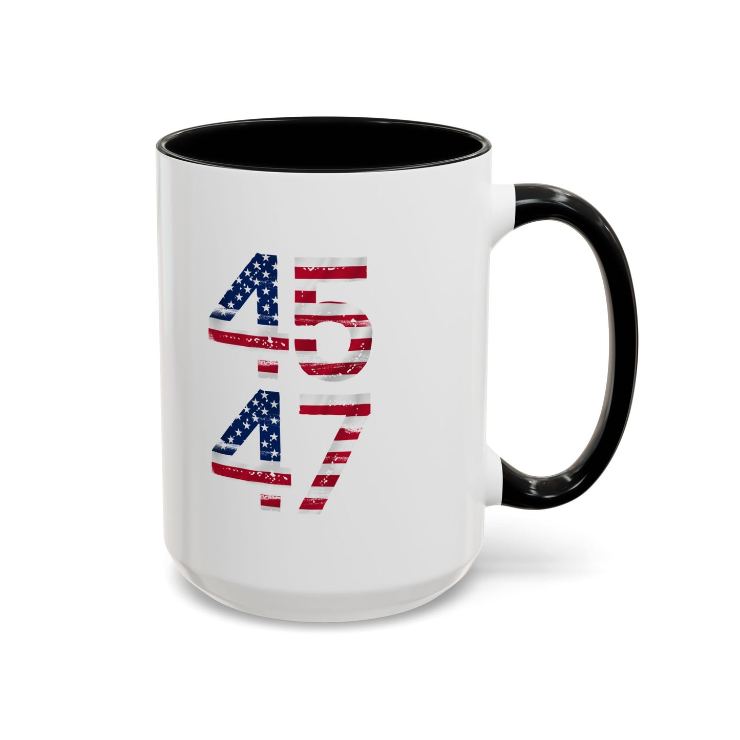 Patriotic Accent Coffee Mug - 4th of July, Memorial Day