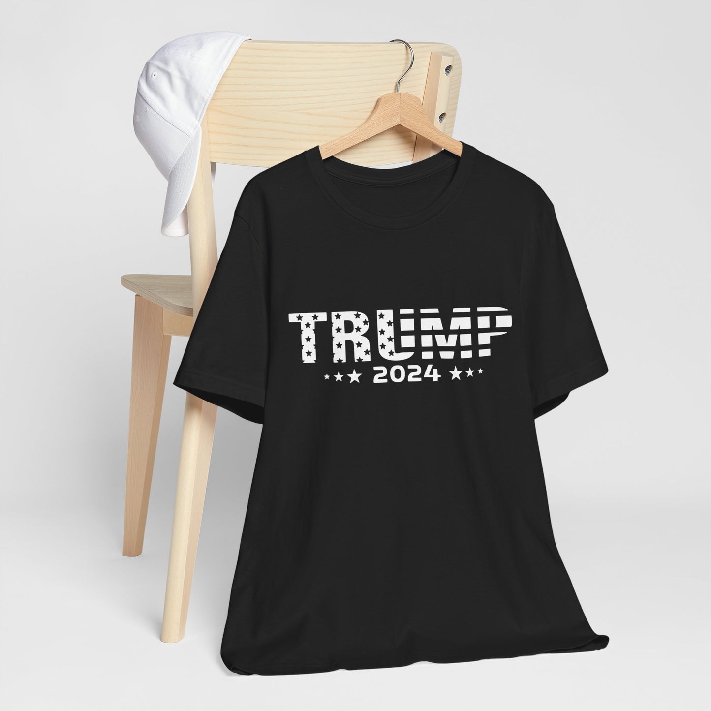 Trump 2024 Unisex Jersey Tee - Patriotic Election Shirt