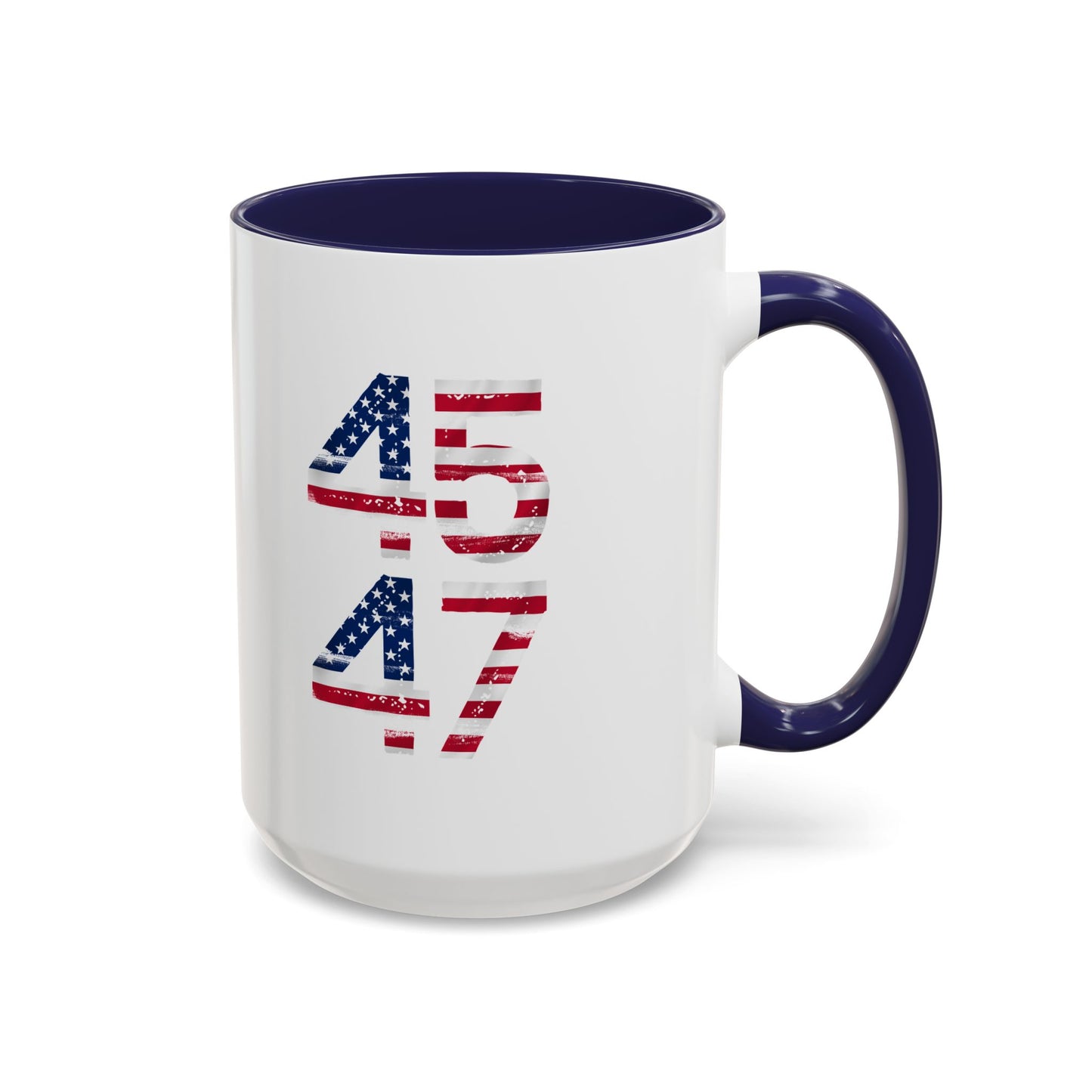 Patriotic Accent Coffee Mug - 4th of July, Memorial Day